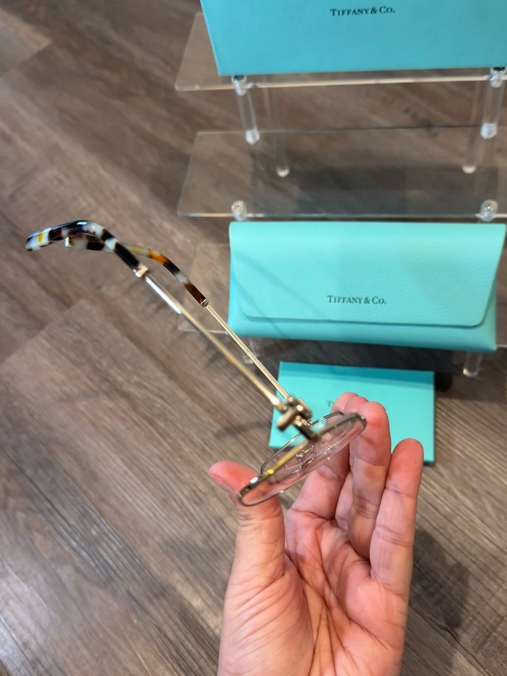 Tiffany & Co T Logo Aviator Eyeglasses TF1169